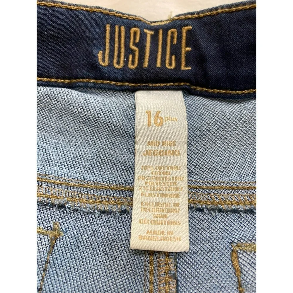 New Justice Mid Rise Jegging Size 16P